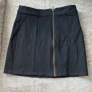 Forever 21 black jean skirt